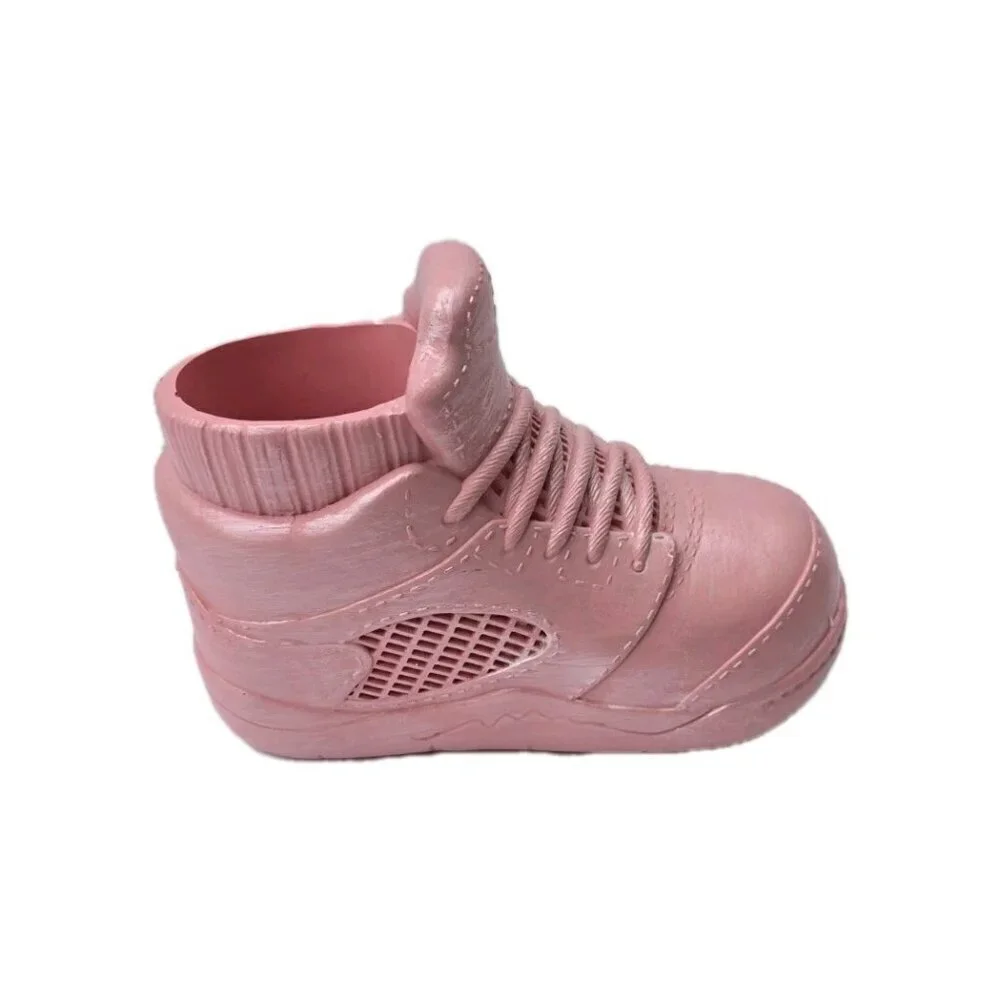 New Fun Pink Sneaker Shoe Pencil Holder Organizer Desk Office School Supplies